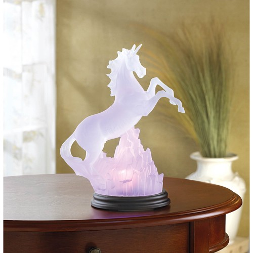 Unicorn Figurine With Light